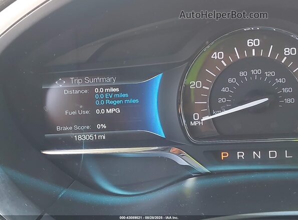 3LN6L5KUXHR657300 2017 LINCOLN MKZ HYBRID Белый 