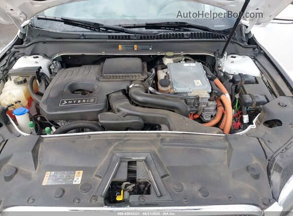 3LN6L5MUXHR613293 2017 LINCOLN MKZ HYBRID Белый Вид сзади