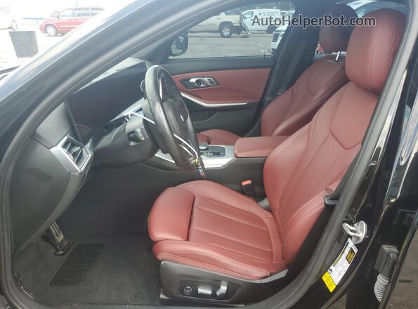 3MW49FS02P8C96210 2023 BMW M3 Black Vista interior delantera