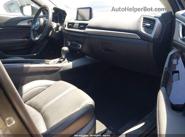 3MZBN1L31JM256357 2018 MAZDA 3 Gray Vista interior delantera