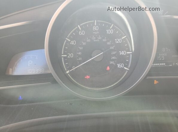 3MZBN1L35JM183610 2018 MAZDA 3 Blue ხელსაწყოთა პანელის ხედი