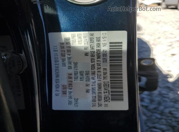3MZBN1L35JM183610 2018 MAZDA 3 Blue VIN კოდის სტიკერის ხედი