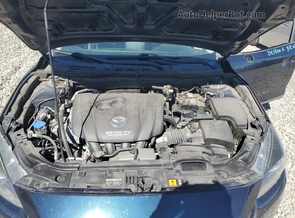 3MZBN1L35JM183610 2018 MAZDA 3 Blue უკანა სალონის ხედი