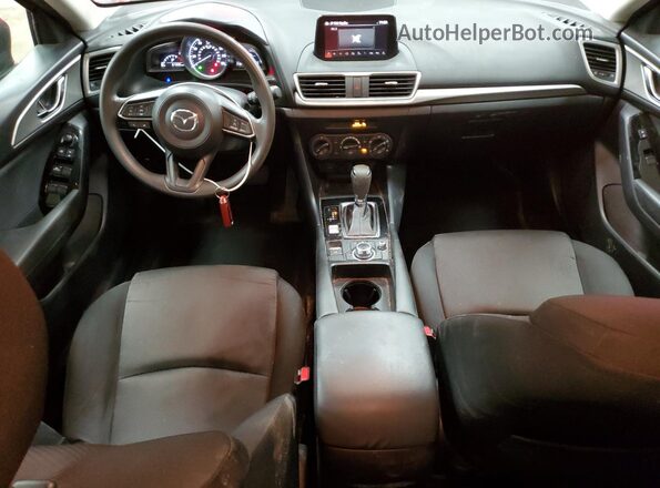 3MZBN1U71JM214546 2018 MAZDA 3 Red Առջևի վահանակի տեսք