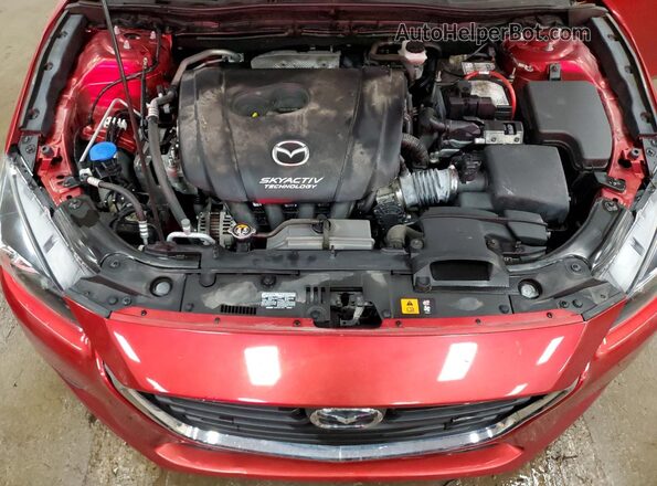 3MZBN1U71JM214546 2018 MAZDA 3 Red Սալոնի հետևի տեսք