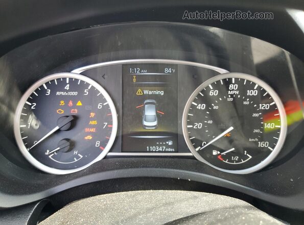 3N1AB7AP2JY224142 2018 NISSAN SENTRA Gray Instrument cluster view