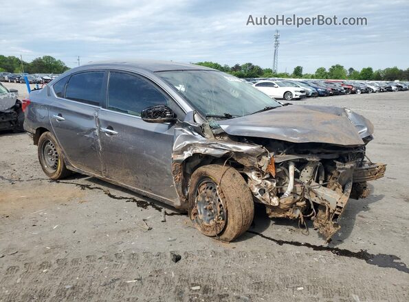 3N1AB7AP2JY224142 2018 NISSAN SENTRA Gray Front right