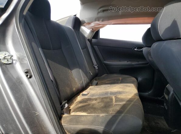 3N1AB7AP2JY224142 2018 NISSAN SENTRA Gray Rear seats view