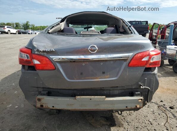 3N1AB7AP2JY224142 2018 NISSAN SENTRA Gray Rear view