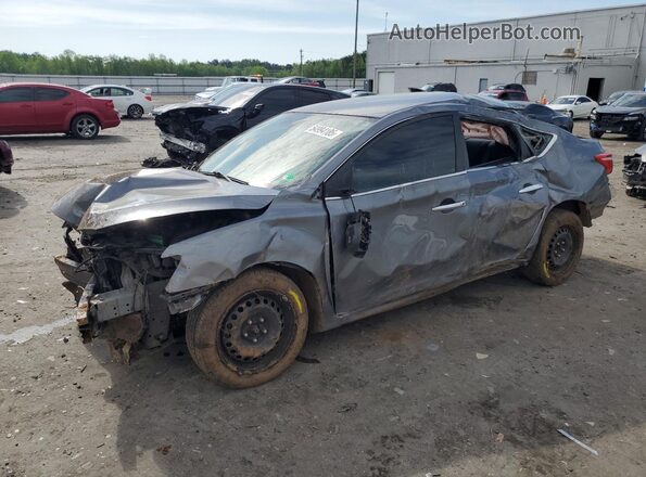 3N1AB7AP2JY224142 2018 NISSAN SENTRA Gray Front left