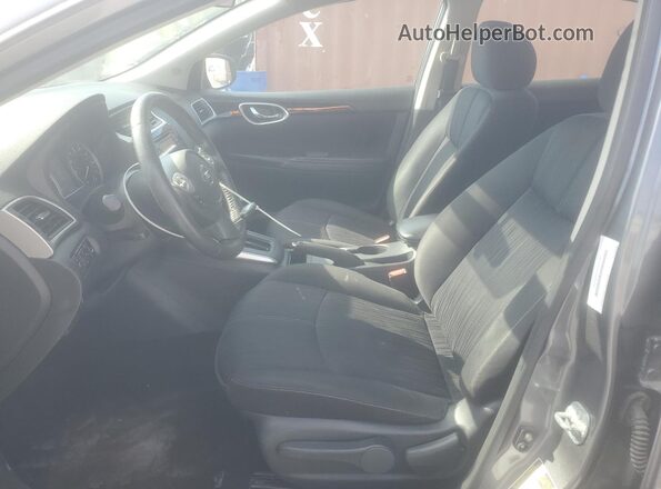 3N1AB7AP3JL625499 2018 NISSAN SENTRA Серый Вид салона спереди