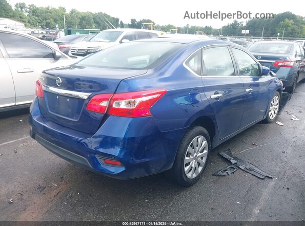 3N1AB7AP4JY203129 2018 NISSAN SENTRA Blue Задня права чверть