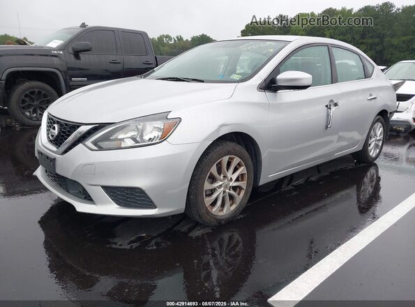 3N1AB7AP4JY244151 2018 NISSAN SENTRA Silver Przód lewy