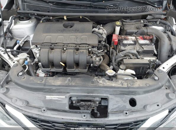 3N1AB7AP4JY244151 2018 NISSAN SENTRA Silver Widok z tyłu