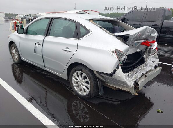 3N1AB7AP4JY244151 2018 NISSAN SENTRA Silver Tył lewy