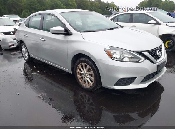 3N1AB7AP4JY244151 2018 NISSAN SENTRA Silver Przód prawy