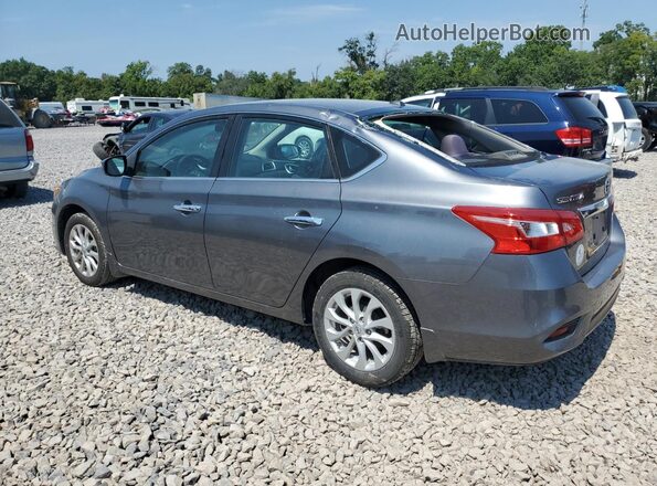 3N1AB7AP6JY220871 2018 NISSAN SENTRA Серый Задняя левая четверть