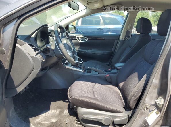 3N1AB7AP6JY220871 2018 NISSAN SENTRA Серый Вид салона спереди