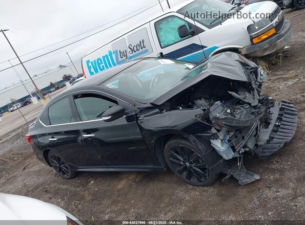 3N1AB7AP6JY235192 2018 NISSAN SENTRA Черный Вид задней части салона