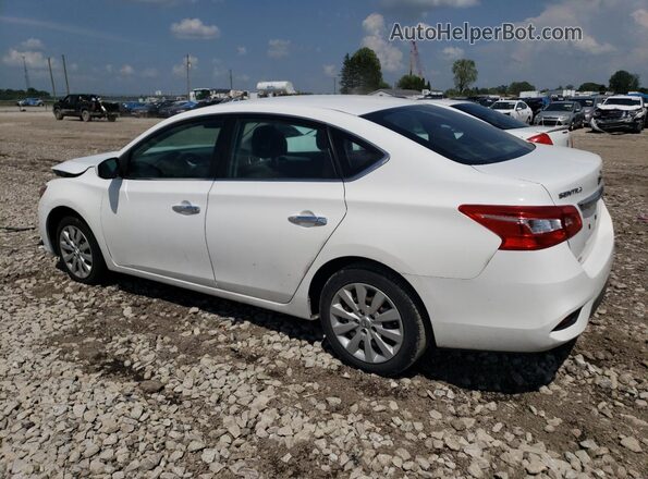 3N1AB7AP6JY235872 2018 NISSAN SENTRA Белый Задняя левая четверть