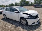 2018 Nissan Sentra S Белый vin: 3N1AB7AP6JY235872