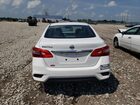 2018 Nissan Sentra S Белый vin: 3N1AB7AP6JY235872