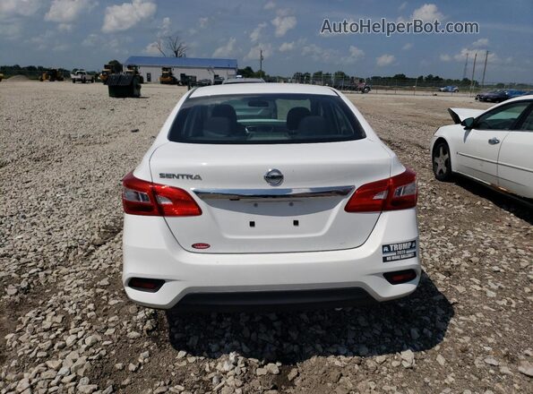 3N1AB7AP6JY235872 2018 NISSAN SENTRA Белый Вид сзади