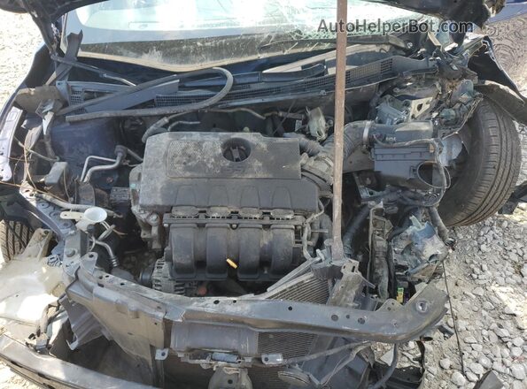 3N1AB7AP7JY228946 2018 NISSAN SENTRA Blue Widok wnętrza z tyłu