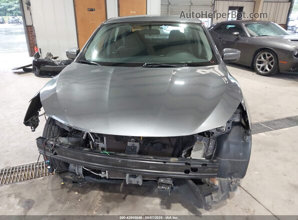 3N1AB7AP7JY344910 2018 NISSAN SENTRA Gray Widok zestawu wskaźników