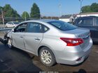 2018 Nissan Sentra Sv Серебряный vin: 3N1AB7AP9JL663626