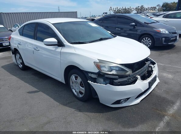 3N1AB7AP9JY240693 2018 NISSAN SENTRA White Передня права чверть