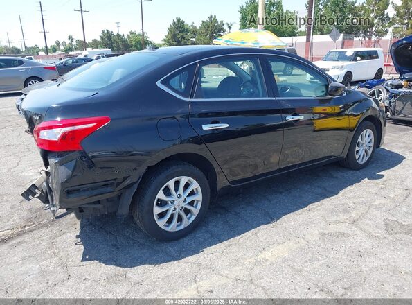 3N1AB7APXJL645720 2018 NISSAN SENTRA Black Trasero derecho