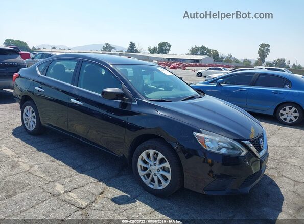 3N1AB7APXJL645720 2018 NISSAN SENTRA Black Delantero derecho