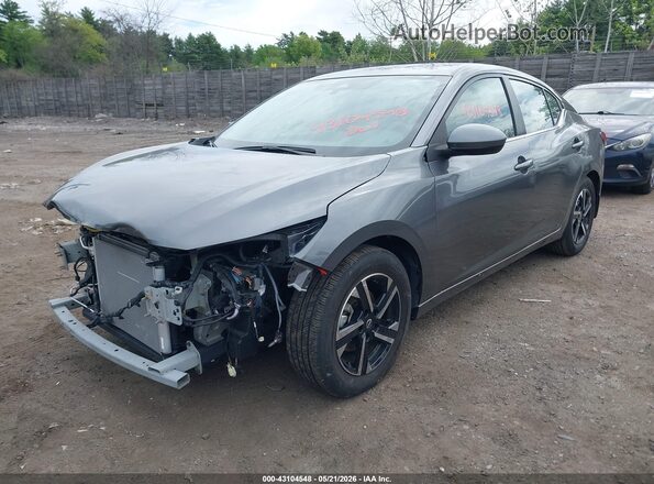 3N1AB8CV3SY249909 2025 NISSAN SENTRA Серый Передняя левая четверть