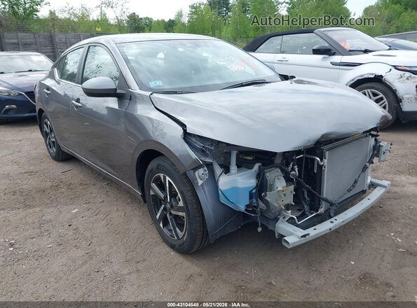 3N1AB8CV3SY249909 2025 NISSAN SENTRA Серый Передняя правая четверть