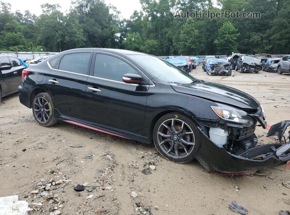 3N1CB7AP7JY232004 2018 NISSAN SENTRA Black Delantero derecho