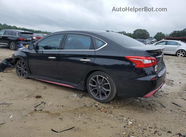 3N1CB7AP7JY232004 2018 NISSAN SENTRA Black Trasero izquierdo