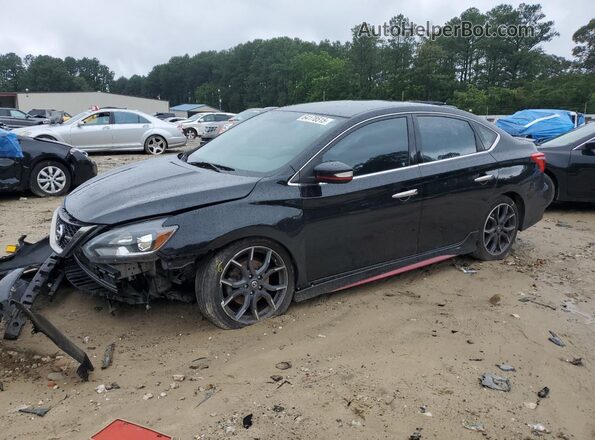 3N1CB7AP7JY232004 2018 NISSAN SENTRA Black Vista tres cuartos delantera izquierda