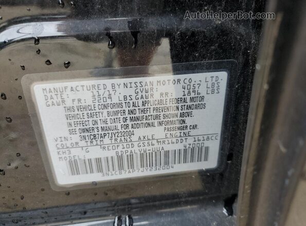 3N1CB7AP7JY232004 2018 NISSAN SENTRA Black Vista del compartimento del motor