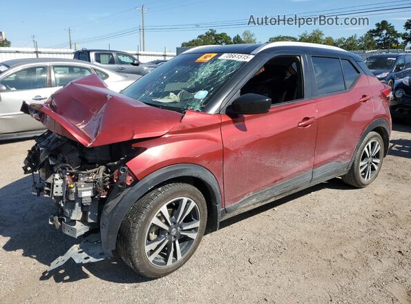 3N1CP5CU1JL505556 2018 NISSAN KICKS Red Front left