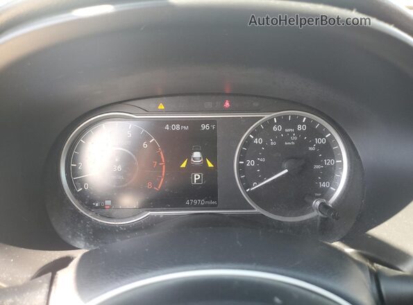 3N1CP5CU3JL522679 2018 NISSAN KICKS White Вид щитка приладів