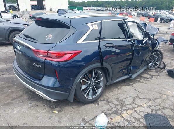 3PCAJ5DBXMF112130 2021 INFINITI QX50 Black Trasero derecho