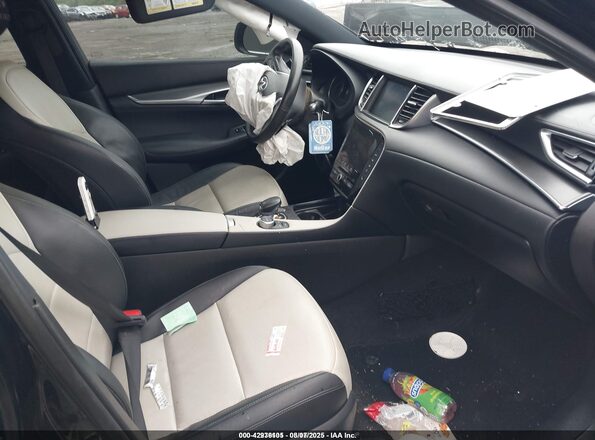 3PCAJ5JR5PF107293 2023 INFINITI QX55 Dark Blue Вид салона спереди