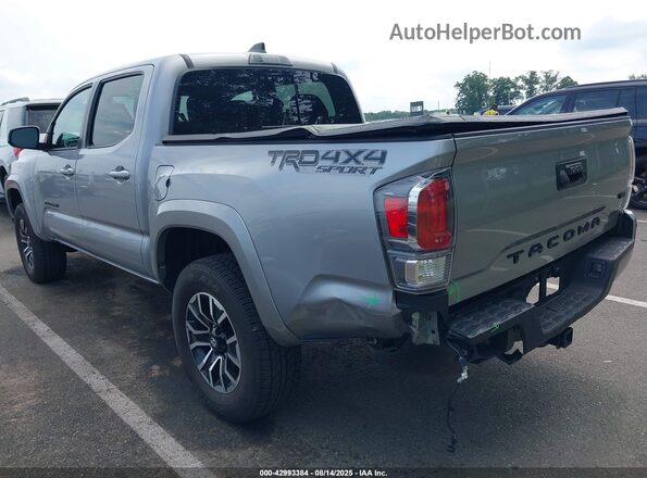 3TMCZ5AN3MM439867 2021 TOYOTA TACOMA Серебряный Задняя левая четверть