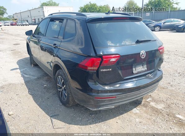 3VV0B7AX7MM044483 2021 VOLKSWAGEN TIGUAN Black Rear left