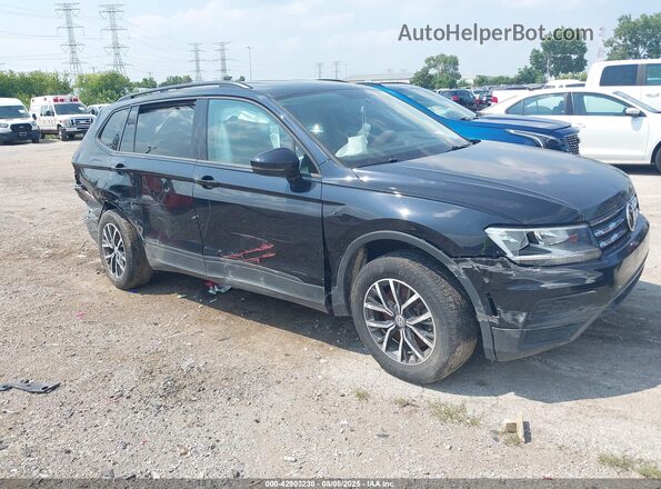 3VV0B7AX7MM044483 2021 VOLKSWAGEN TIGUAN Black Front view