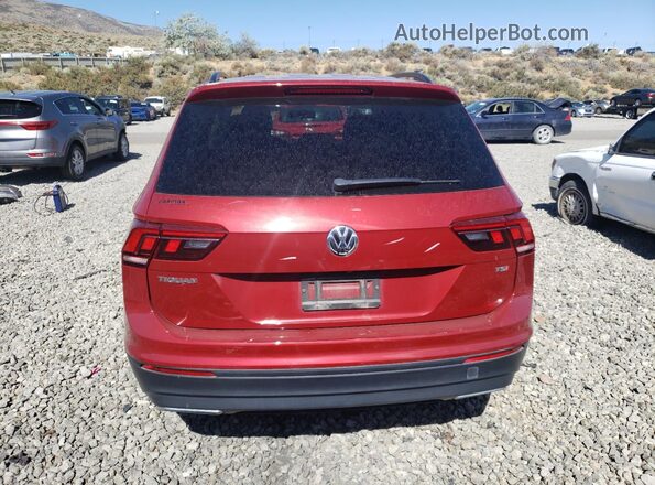 3VV1B7AX2JM113984 2018 VOLKSWAGEN TIGUAN Red Vista trasera