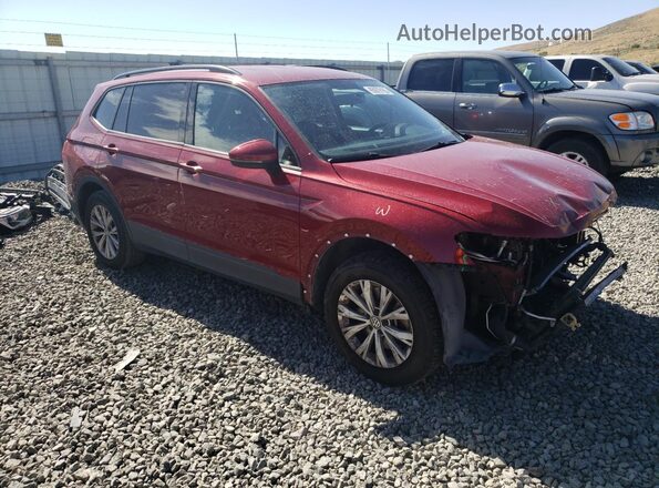 3VV1B7AX2JM113984 2018 VOLKSWAGEN TIGUAN Red Delantero derecho