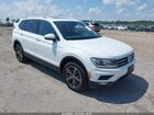 2018 Volkswagen Tiguan 2.0t Se/2.0t Sel White vin: 3VV2B7AX4JM204453