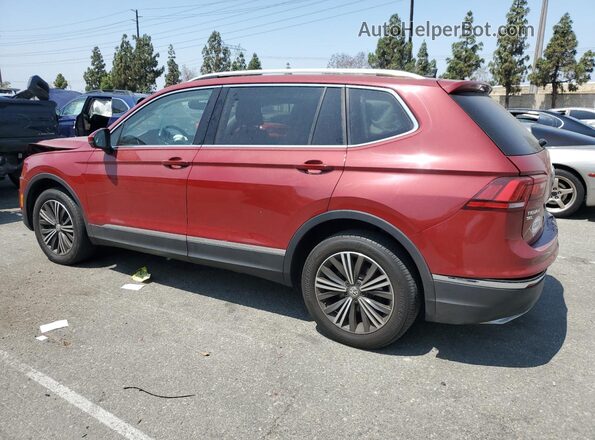 3VV2B7AX6JM159385 2018 VOLKSWAGEN TIGUAN Красный Задняя левая четверть